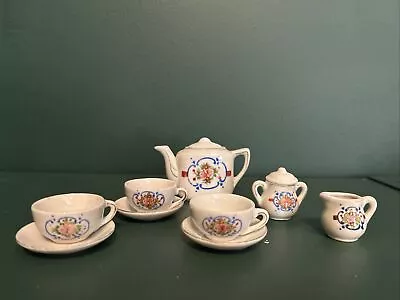 Buy Vintage 11-Piece Floral Miniature Tea Set, Made In Occupied Japan  • 22.32£