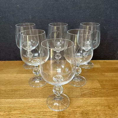 Buy Bohemia Crystal Wine Glasses X6 Claudia Goblet 340ml - Winchester Croquet Club • 11.76£