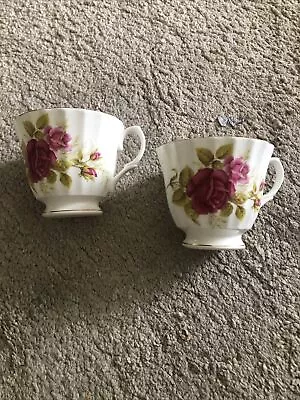 Buy 2 Vintage Duchess Cup-Bone China England-very Pretty And Going Very Cheap Too! • 1.99£