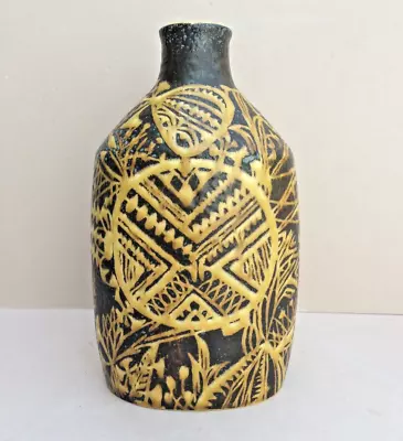 Buy VINTAGE 1960's DANISH NILS THORSSON BACA FAJANCE CERAMIC VASE ROYAL COPENHAGEN • 75£