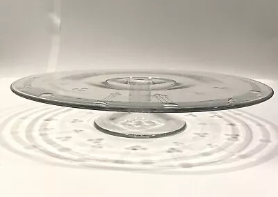 Buy Act Deco Cut Glass Cake Plate Platter 12  • 136.02£