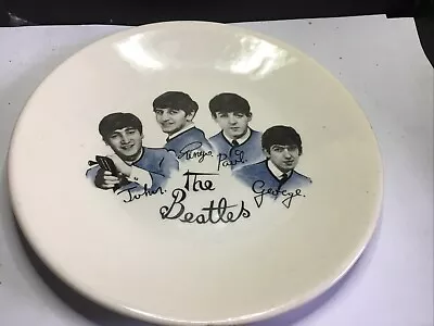 Buy The Beatles  1963  Plate   Mfd By Washington Pottery U.k. • 10£