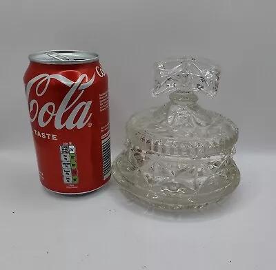 Buy Vintage Glass Preserve Jam Or Butter Pot & Lid • 10£