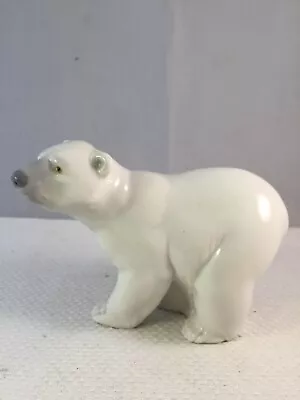Buy Lladro 'Attentive' Polar Bear #1207 Handmade In Spain, 1977 • 13.99£