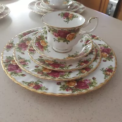 Buy NEWRoyal Albert Chinaware-10 Pcs (2- 5 Pc Sets)Old Country Roses -ONLY$10 PER PC • 92.26£