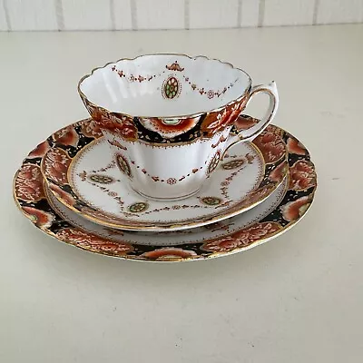 Buy Antique Royal Albert Crown China Imari Tea Trio Cup Saucer And Tea Plate 1920's • 14£