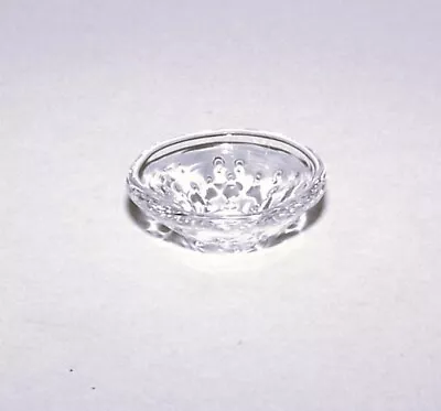 Buy Dolls House 1/12 Scale Miniature Handmade Crystal Effect Glass Bowl (7531) • 1.50£