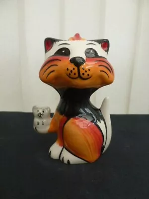 Buy Lorna Bailey Art Deco Figure Cat Holding A Mouse • 34.99£