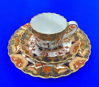 Buy Antique COPELAND SPODE Imari Pattern #D7911 Trio Demitasse Cup, Saucer & Plate • 50£