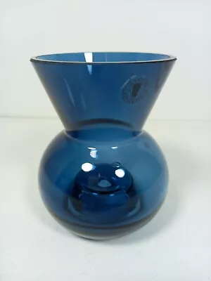 Buy Vintage Quality Hand Made Cobalt Blue Flower Vase Tealight Holder • 15.68£