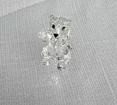 Buy Swarovski Cat / Kitten Begging Standing 162887 Crystal Glass - MINT CONDITION • 19£