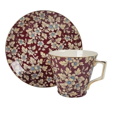 Buy Lord Nelson Ware Royal Brocade Chintz Tea Cup And Saucer Made In England 1930s • 37.22£