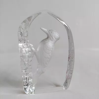 Buy Wedgewood Crystal Glass Woodpecker Paperweight • 4.99£