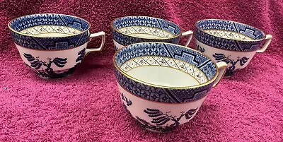 Buy Royal Doulton Booths Real Old Willow  Fine China X 4 Cups • 15£