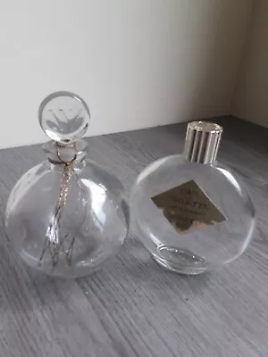 Buy Two Vintage French Lalique Worth Perfume Bottles • 20£