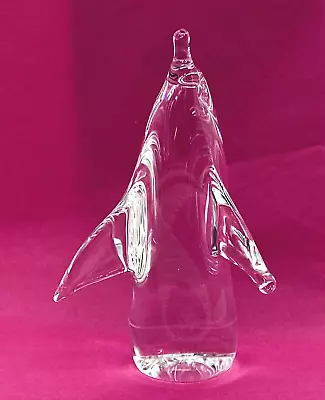 Buy VTG V Nason & C Murano Italy Glass Penguin Figurine Clear W Label 5 1/4  • 27.63£
