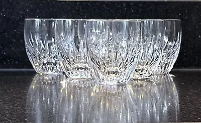 Buy 6 Baccarat Massena Whisky Tumblers Glasses Immaculate Condition • 419.99£