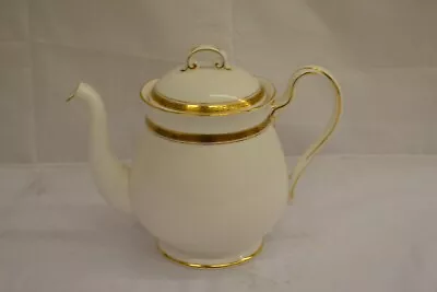 Buy Shelley White And Gold Bone China Teapot #BRE • 9.99£