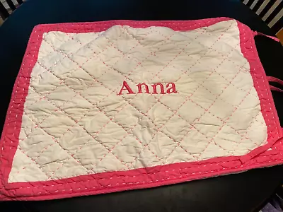Buy Pottery Barn Kids Embroidered Sham “Anna” • 6.98£