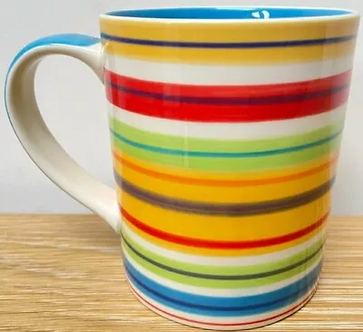 Buy WHITTARD OF CHELSEA MULTICOLOURED STRIPED POTTERY 9cm MUG VGC • 15.50£