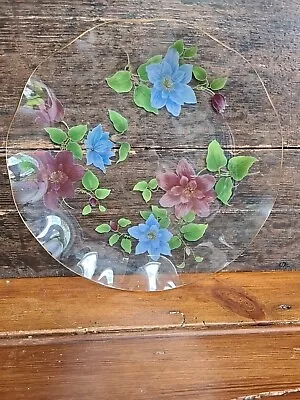 Buy Vintage Chance Glass Wavy Serving Plate • 14£