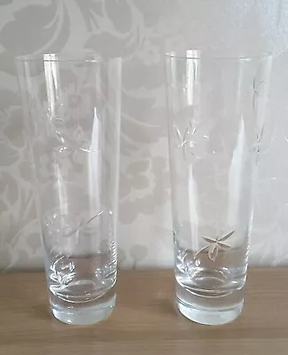 Buy 2 X Vintage Thomas Webb Crystal Highball Glasses • 23£