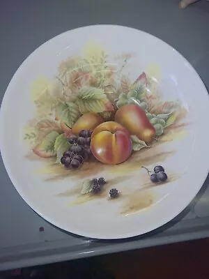 Buy Aynsley Orchard Gold 8.25” Salad Plate With Blue Back Stamp • 19£