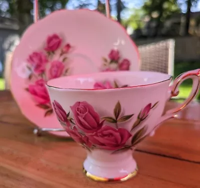 Buy Royal Standard Fine Bone China Tea Cup & Saucer Set  Fashion  Pink Rose • 26.09£