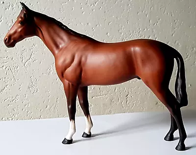 Buy Beswick Bois Roussel Matt Bay Brown Racehorse Beautiful Vintage Model No.701 Vgc • 59.99£
