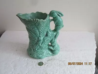 Buy VINTAGE SYLVAC    GREEN RABBIT  JUGVASE  1978   See Description • 11.99£