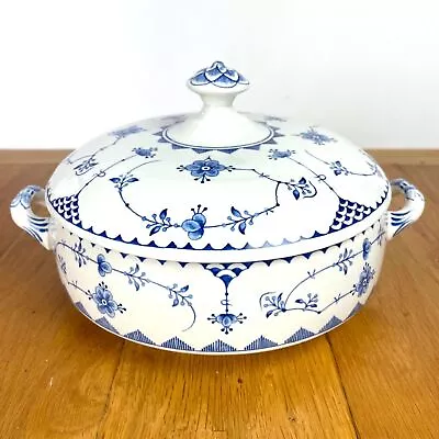 Buy Mason’s (Furnivals) Blue Denmark Vegetable Tureen Casserole With Lid 20.5cm #2 • 39.95£