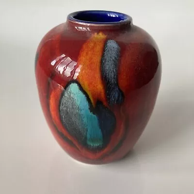 Buy Poole Pottery Small Ginger Jar Volcano Design Vintage No Lid • 18.99£