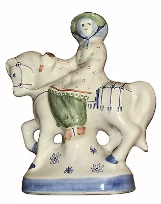 Buy VTG Rye Pottery Wife Of Bath Canterbury Tales Lady Horse Figurine 7.75”T England • 53.11£