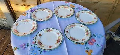 Buy Vintage Floral Foley Side Plates • 12£