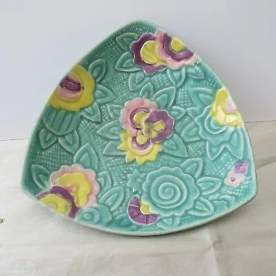 Buy Shorter & Son Ltd Triangular Floral Pastel Ceramic Dish • 15.90£