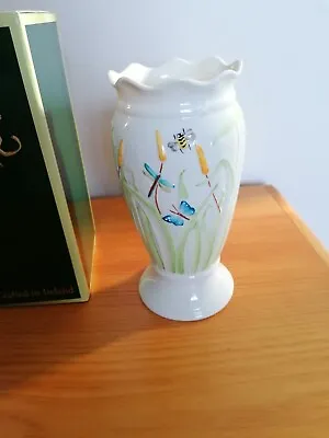 Buy Belleek Masterpiece Collection Vase With Dragonfly Butterfly Bees And Ladybird  • 24.99£