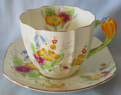 Buy Paragon Cup & Saucer G748 Primrose Replica Service For Her Majesty Queen Mary • 299.05£