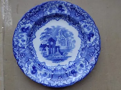 Buy *  GEORGE JONES Rich Blue White ABBEY 7.25   PLATE  C1920s FREE UK POST • 14.99£