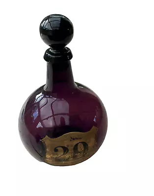 Buy Antique Victorian Amethyst Pharmacy Jar 13 1/2  Tall  No 29  Removable Stopper • 550£