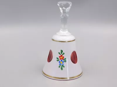 Buy Bohemain Encased Overlaid Hand Painted Bell Shaped Ornament • 7.99£