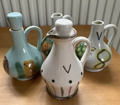 Buy Four Buchan Pottery Oil And Vinegar Jugs • 5£