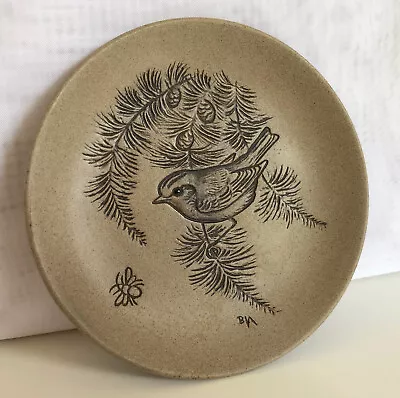 Buy Poole Pottery Stoneware Plate Retro Vintage Bird Branch Bee Barbara Linley Adams • 4.95£