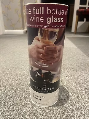 Buy Dartington Crystal Full Bottle Wine Glass Boxed • 11£
