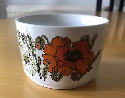 Buy Vintage J & G Meakin Studio Ceramic Poppy Pattern Small Sugar Sauce Pickle Bowl • 9.99£