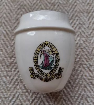 Buy Goss Crested China Itford Urn With Rare Crest Of St Michaels College Tenbury • 10£
