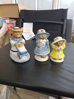 Buy 3 Wade Bear Figurines Rule Beartannia Jerome Walker 1998  • 12.99£