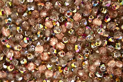 Buy 120+ Pieces Czech Glass 3mm Fire Polished Facelet Beads Jewelry Making 80 Colors • 3£