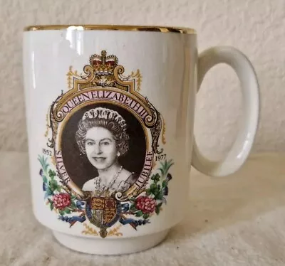 Buy Lord Nelson Pottery Qe2 Silver Jubilee Mug • 10£
