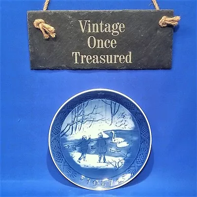 Buy Royal Copenhagen Christmas Plate 1987 * Winter Birds Vinterfugle * Vintage VGC • 10£