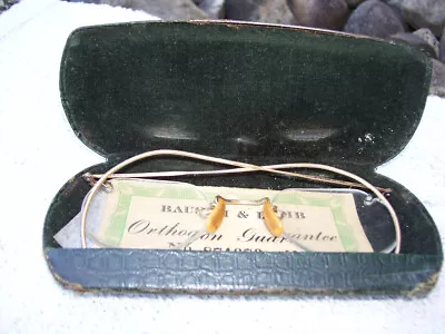 Buy Vintage  Baush & Lomb 1930's 1/10 12K Gold Filled With Original Papers Case • 11.65£